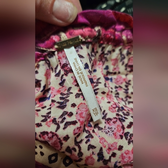 FREE PEOPLE Happy Feelings Midi/maxi Dress. Floral Pink/purple Multi. Size XS - Picture 7 of 16